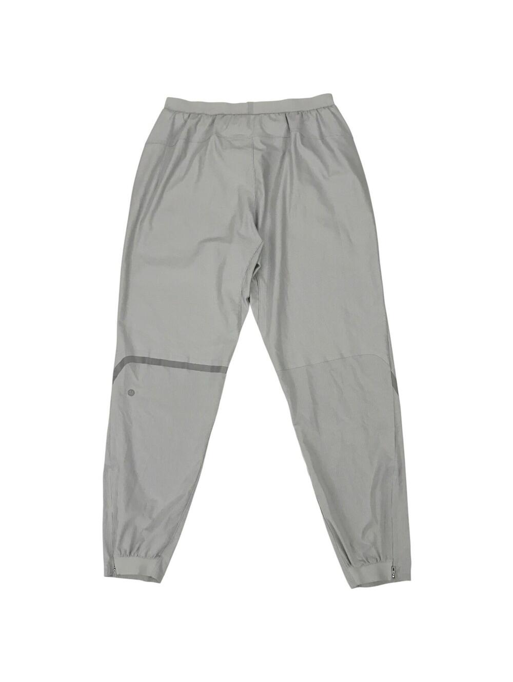 Lululemon Reflective Running Joggers Mens Medium M Gray Pants Sweats Track Gym
